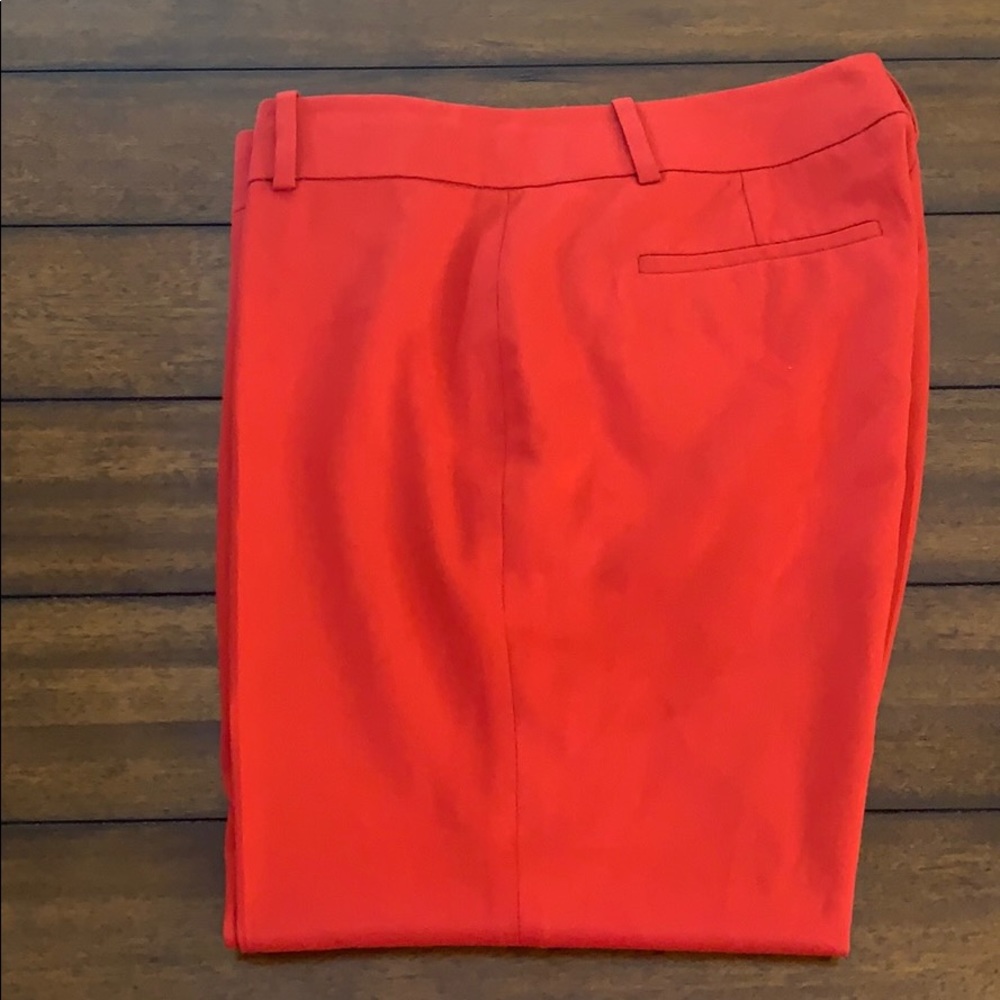 Red ankle pants - Picture 3 of 5